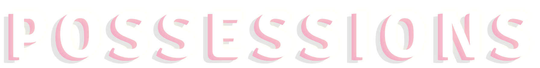 The Possessions wordmark